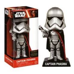 Rabatt 😉 Star Wars: Episode VII - Captain Phasma - Funko Pop! Wacky Wobbler Wackelkopf 😉