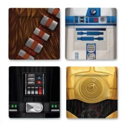 Bestpreis ✔️ Underground Toys Star Wars: Untersetzer Set "Star Wars Charactere" ⭐