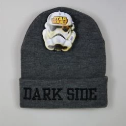 Besorgen ✔️ Star Wars: Starter Mütze / Beanie "DARK SIDE Logo" - Schwarz / Grau ✔️
