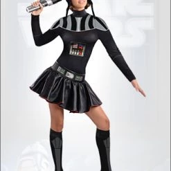 Aktion 👏 Rubies Star Wars: Damen Kostüm "Darth Vader" - Erwachsene ⌛