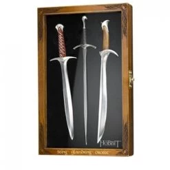 Schlussverkauf 💯 Noble Collection Der Hobbit: Brieföffner Set "Schwerter" (Edelstahl) ⭐