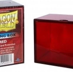 Neu ✨ Arcane Tinmen Dragon Shield: Gaming Box / Aufbewahrungsbox Für Sammelkarten - Rot ✨