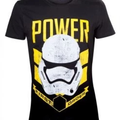 Am billigsten 🔔 Bioworld Star Wars: T-Shirt "First Order Stormtrooper Power" - Schwarz 🧨