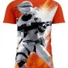 Budget 🌟 SD Toys Star Wars: Episode VII - T-Shirt "Flametrooper" - Orange 🌟 -Produkte flametrooper t shirt star wars episode vii orange SDTSDT89842 2 8