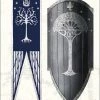 Rabatt ⌛ United Cutlery Gondorisches Schild Mit Flagge - Replika 1:1 - Herr Der Ringe 108 Cm 🥰 -Produkte gondorisches schild mit flagge replika 11 herr der ringe 108 cm UCU40231 2