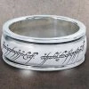 Großhandel 🌟 Noble Collection Herr Der Ringe: Ring "Elbenschrift" (Sterling Silber) 🔥 -Produkte lord of the rings ring elvish script sterling silver NOB06498 2
