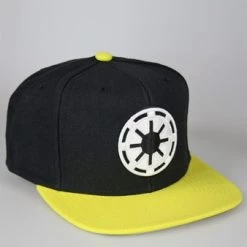 Aktion 👍 Starter Star Wars: Snapback Cap "Republic" - Schwarz / Gelb ✔️