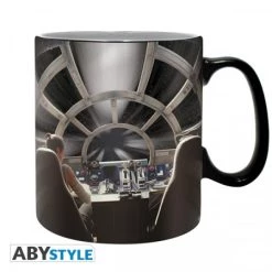 Aktion 👏 Abysse Corp Star Wars: Episode VIII - Keramik Tasse Mit Metallfolieneffekt "Rey Im Millennium Falke" 😍