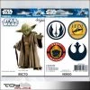 Besorgen 🛒 Abysse Corp Star Wars: 2 X Mini Deko Aufkleber "Yoda & Symbole" ❤️ 1 Besorgen 🛒 Abysse Corp Star Wars: 2 X Mini Deko Aufkleber "Yoda & Symbole" ❤️ -Produkte star wars 2 x mini deko aufkleber yoda symbole ABYDCO159 2