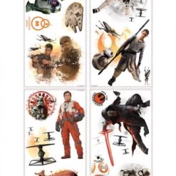 Blitzangebot 👍 Joy Toy Star Wars: Episode VII - Wandtattoo "Star Wars Charactere" ✔️