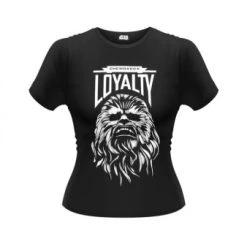 Bestpreis 🎁 PHD Merchandise Star Wars: Girlie T-Shirt "Chewbacca Loyalty" - Schwarz 🧨