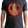 Auslauf ✔️ Abysse Corp Star Wars: Herren T-Shirt "I Rebel" - Dunkelgrau 🥰 -Produkte star wars herren t shirt i rebel dunkelgrau ABYTEX400 2